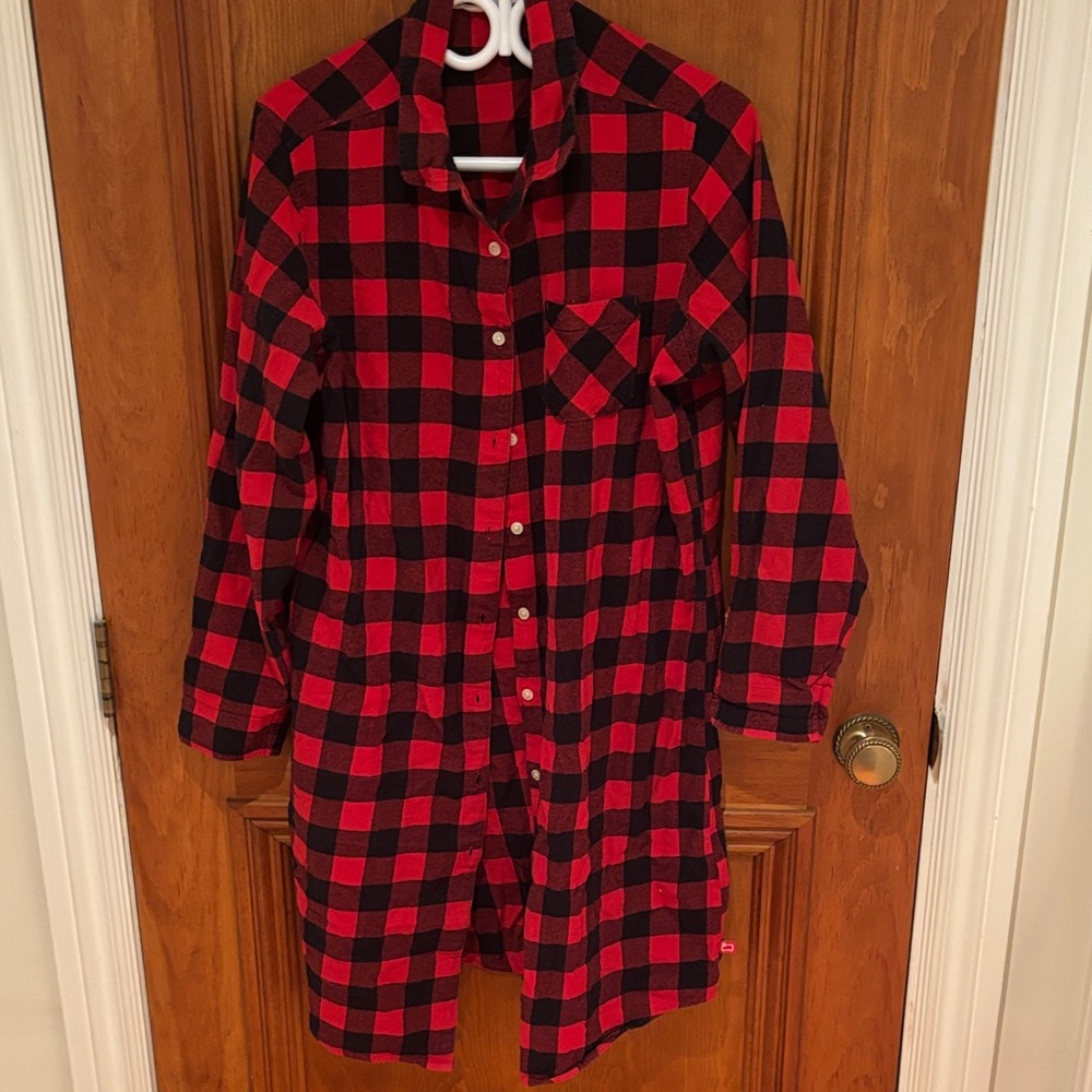 Woolrich Red and Black Plaid Dress